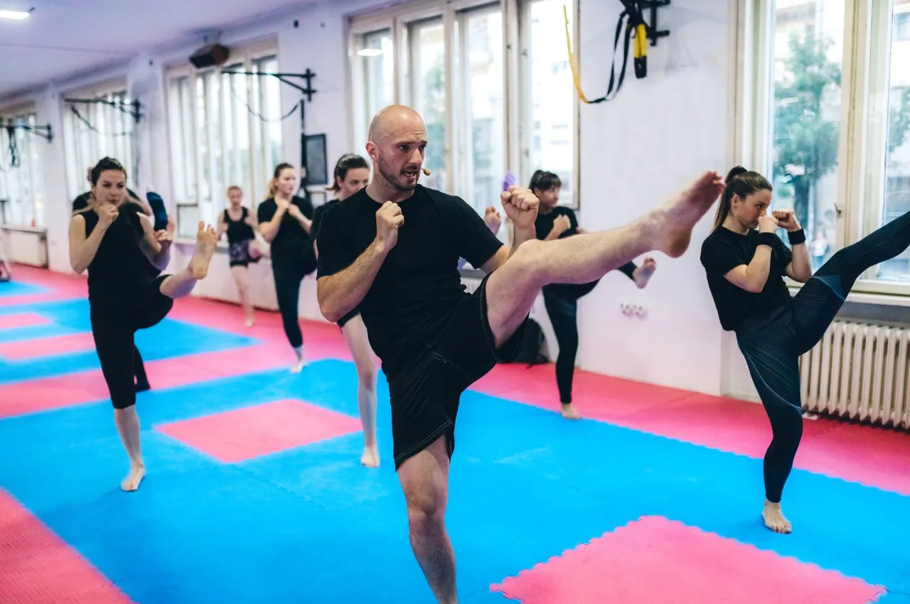 Fitness Kickboxing class at ABC Martial Arts