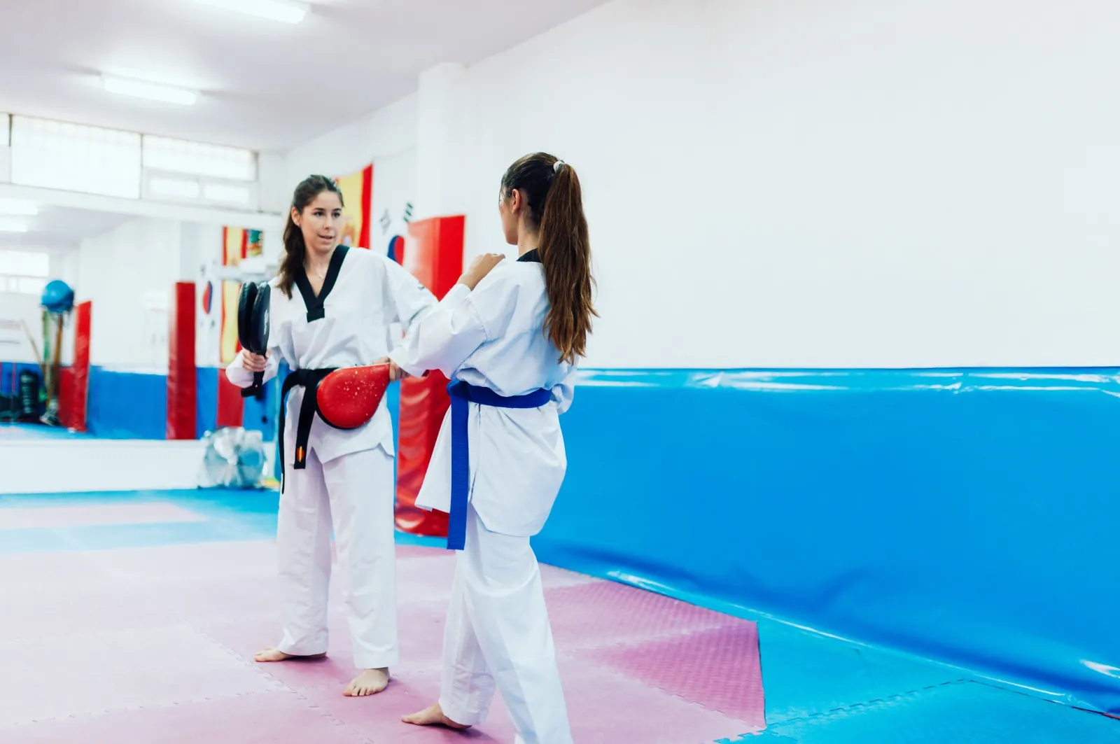 Karate self-defense training at ABC Martial Arts